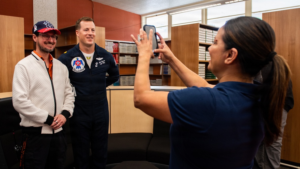 Thunderbirds visit Vacaville HS