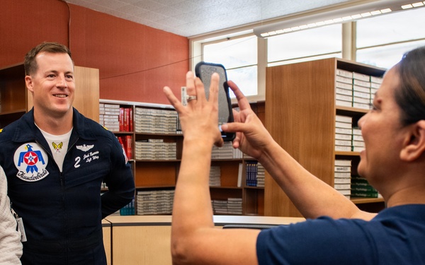 Thunderbirds visit Vacaville HS