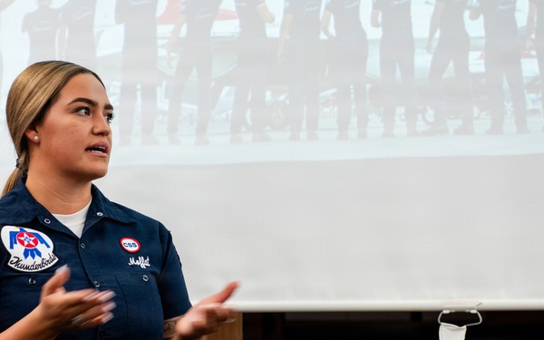 Thunderbirds visit Vacaville HS