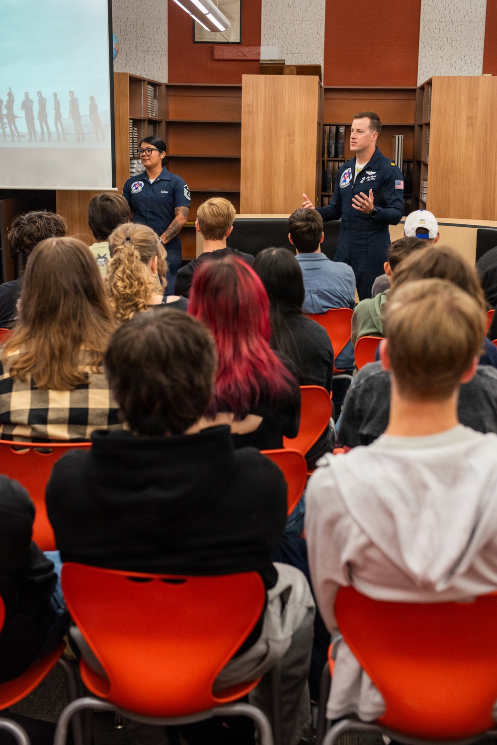 Thunderbirds visit Vacaville HS