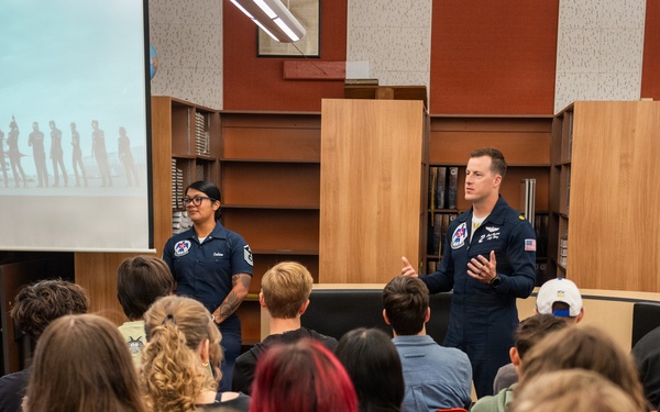 Thunderbirds visit Vacaville HS