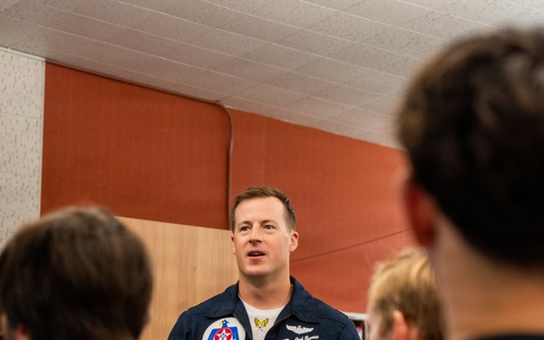 Thunderbirds visit Vacaville HS