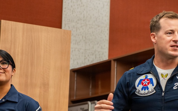 Thunderbirds visit Vacaville HS