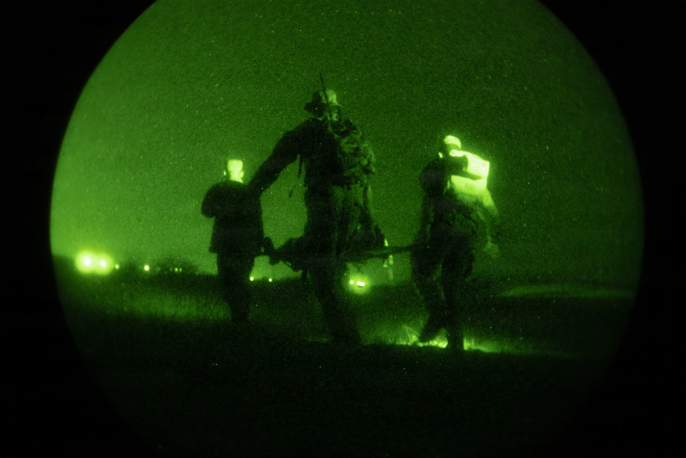 Balikatan 2026: 25th Infantry Division Soldiers Combat Medics Conduct Night Medical Rehearsals