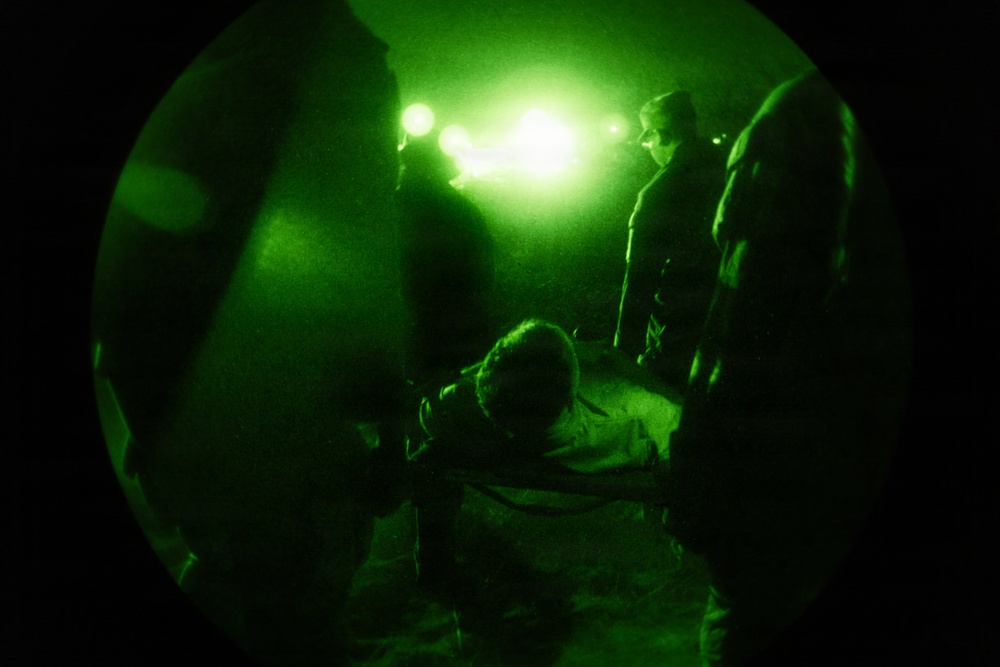 Balikatan 2026: 25th Infantry Division Soldiers Combat Medics Conduct Night Medical Rehearsals