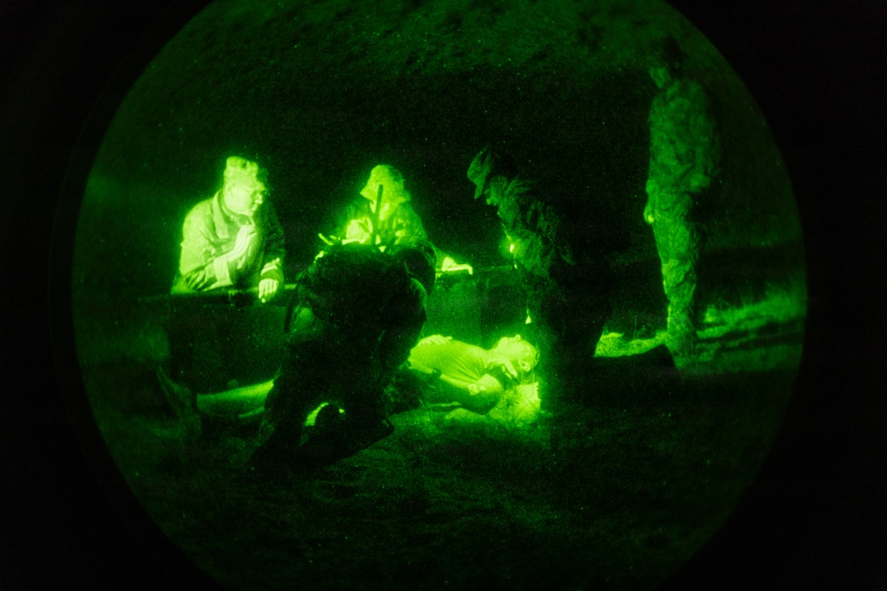 Balikatan 2026: 25th Infantry Division Soldiers Combat Medics Conduct Night Medical Rehearsals