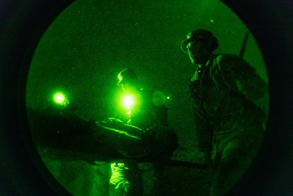 Balikatan 2026: 25th Infantry Division Soldiers Combat Medics Conduct Night Medical Rehearsals