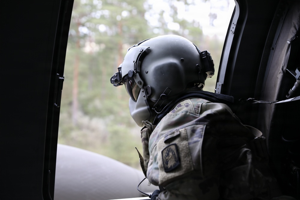 41st Field Artillery Brigade MEDEVAC Training with 12th Combat Aviation Brigade