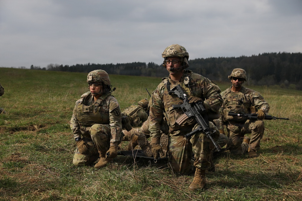 41st Field Artillery Brigade MEDEVAC Training with 12th Combat Aviation Brigade