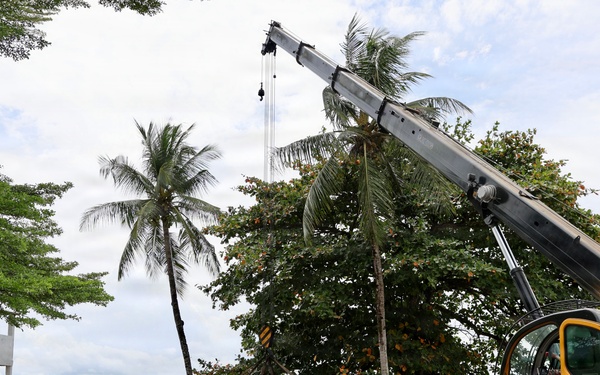 Seabees, Partner Forces Establish Floating Dock Capability During Obangame Express 2026