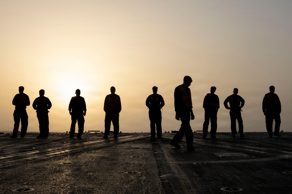 Delbert D. Black Conducts Flight Operations