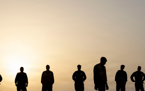 Delbert D. Black Conducts Flight Operations