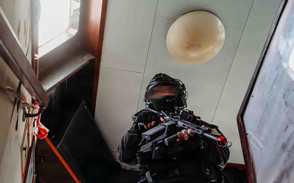 Moroccan special operations forces conduct VBSS training during Flintlock 26