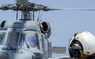 Delbert D. Black Conducts Flight Operations