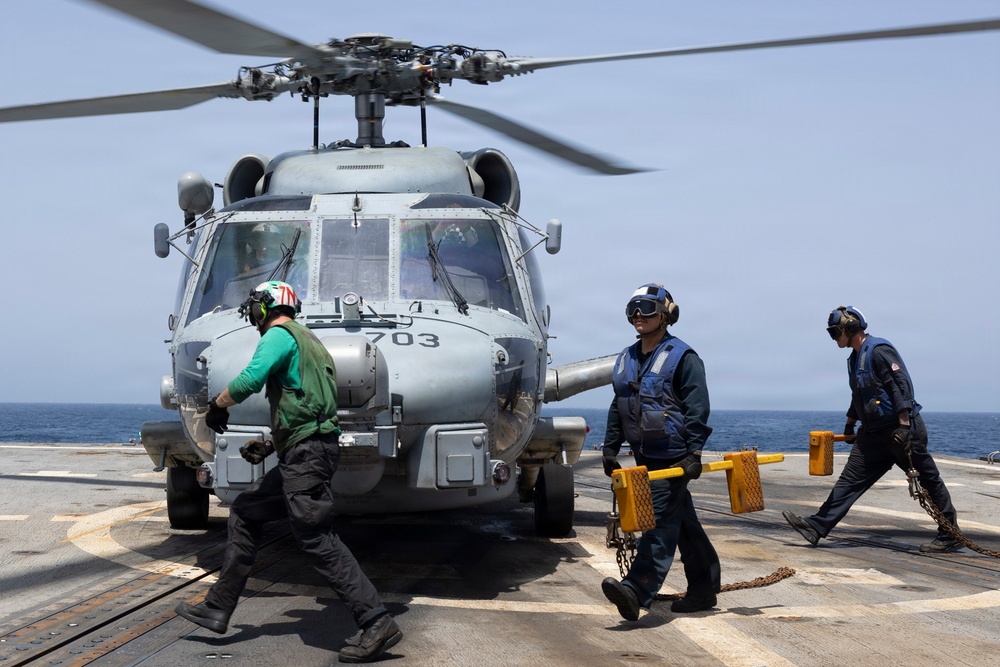 Delbert D. Black Conducts Flight Operations