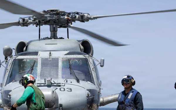 Delbert D. Black Conducts Flight Operations