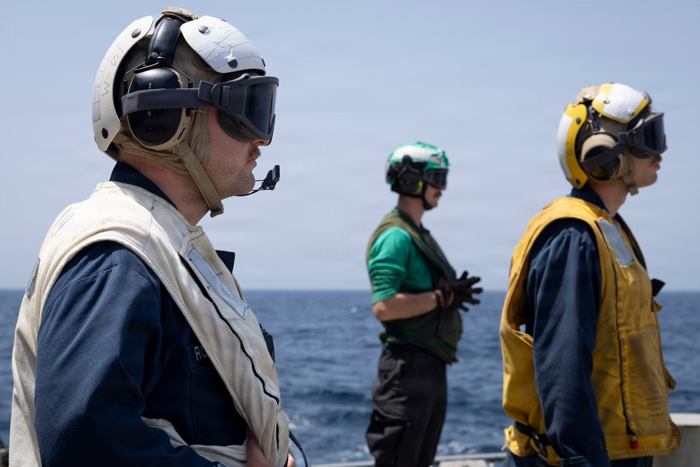 Delbert D. Black Conducts Flight Operations