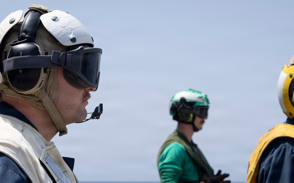 Delbert D. Black Conducts Flight Operations