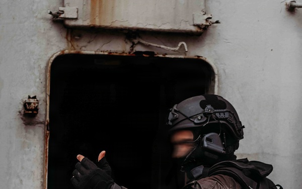 Moroccan special operations forces conduct VBSS training during Flintlock 26