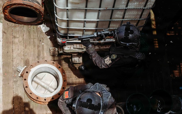 Moroccan special operations forces conduct VBSS training during Flintlock 26