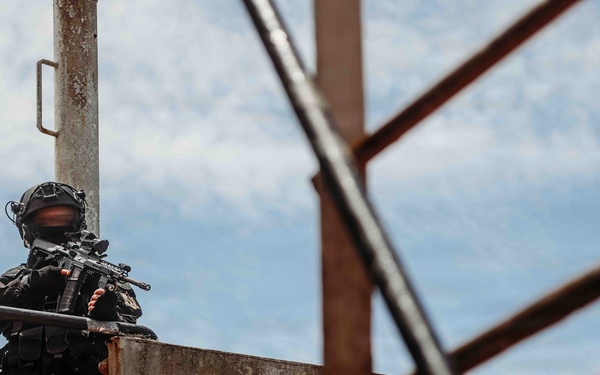 Moroccan special operations forces conduct VBSS training during Flintlock 26