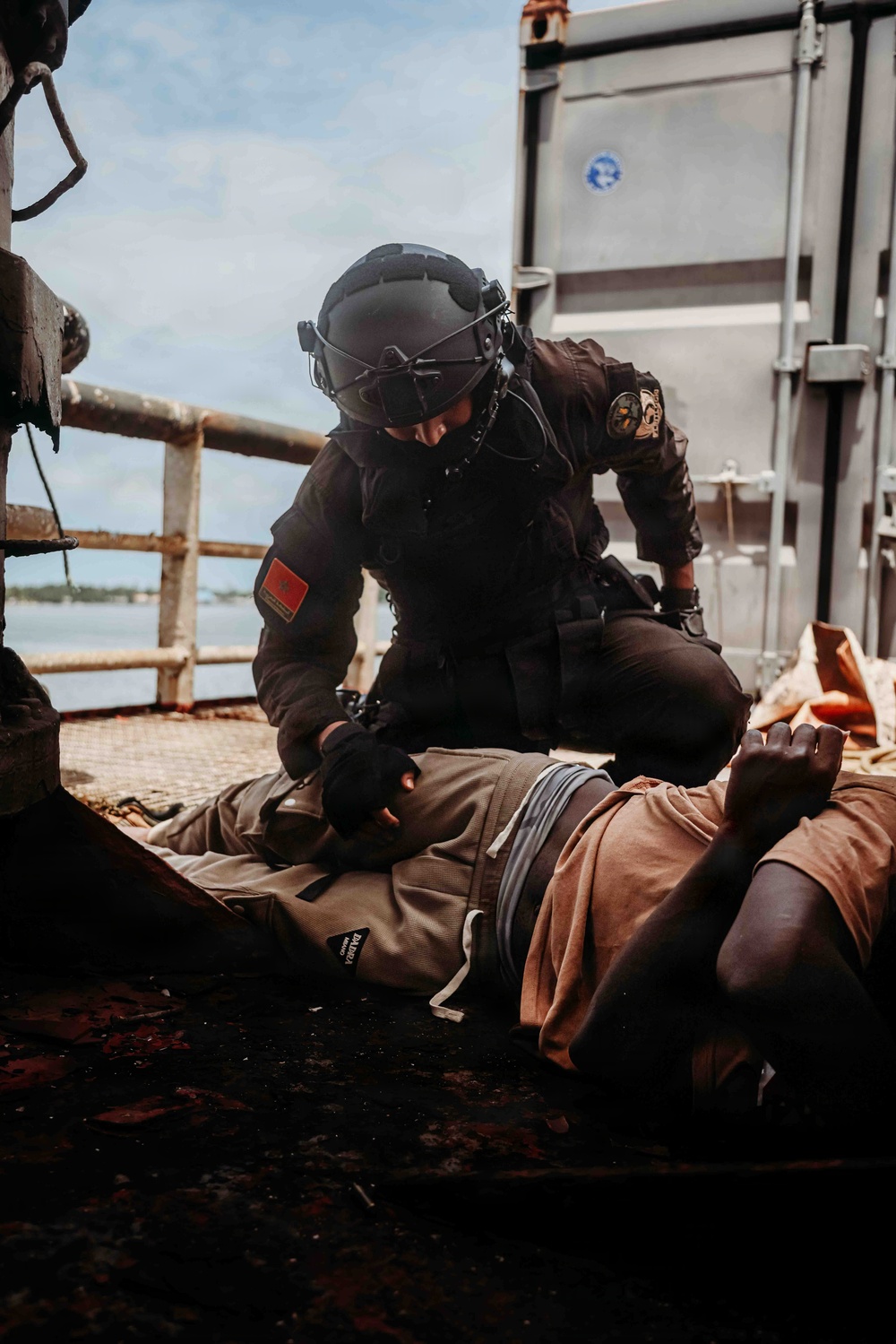Moroccan special operations forces conduct VBSS training during Flintlock 26