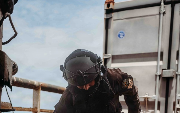 Moroccan special operations forces conduct VBSS training during Flintlock 26