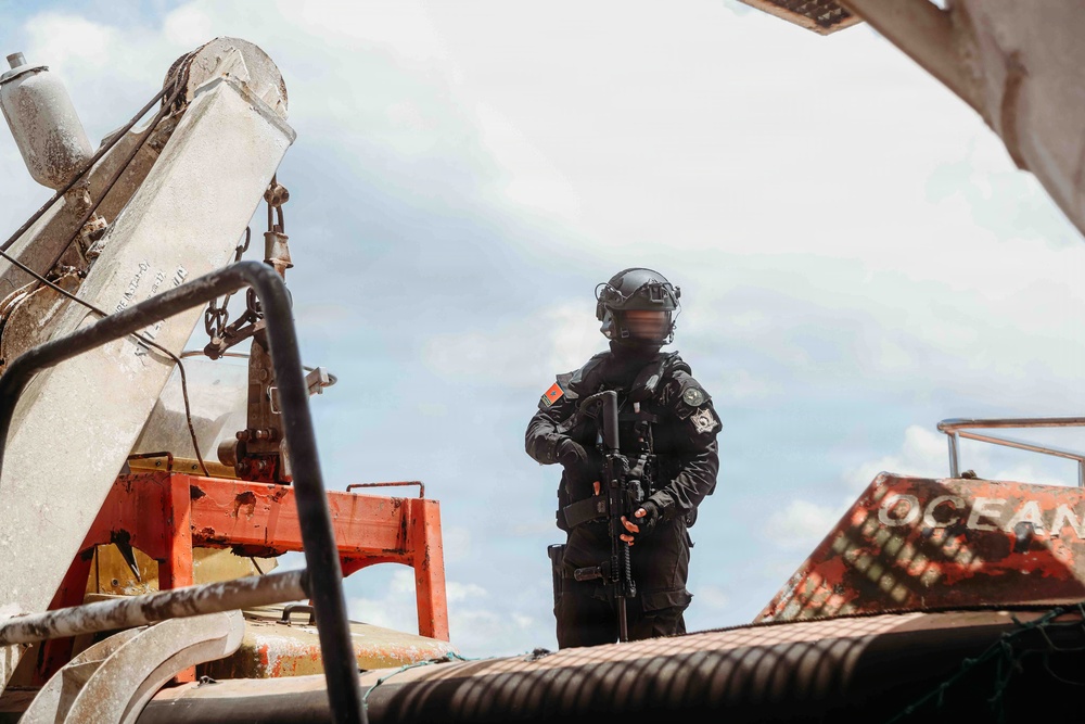 Moroccan special operations forces conduct VBSS training during Flintlock 26