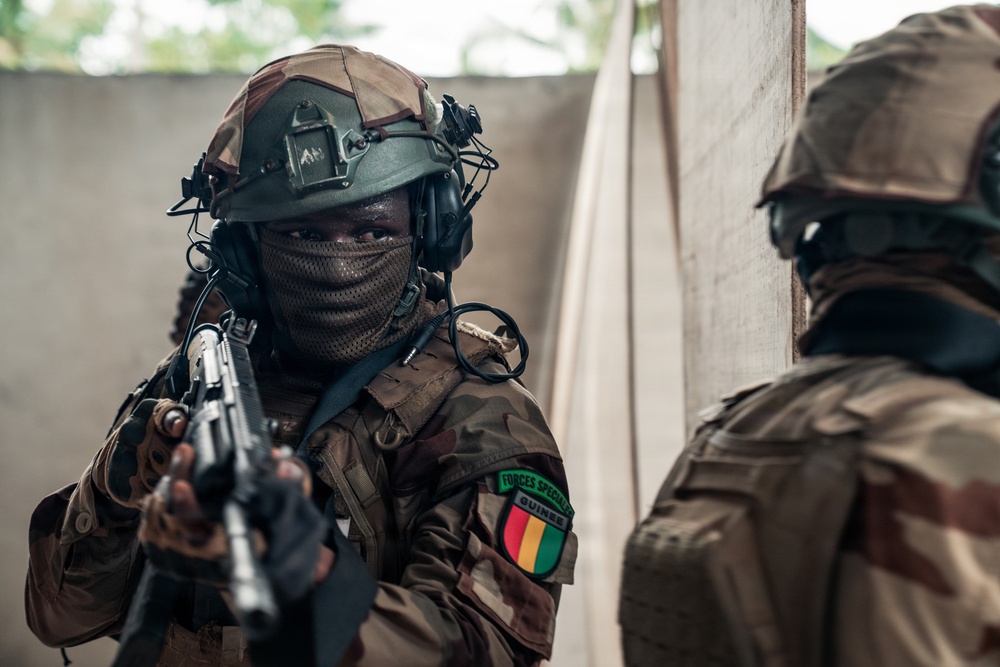 Guinean SOF executes CQB training during Flintlock 26