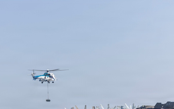 Abraham Lincoln Conducts a Replenishment-at-Sea