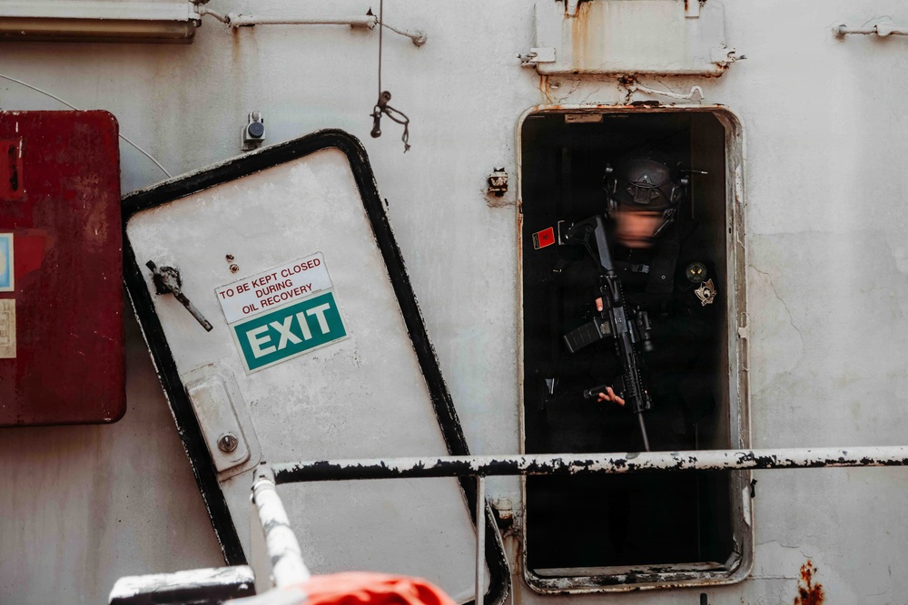 Moroccan special operations forces conduct VBSS training during Flintlock 26