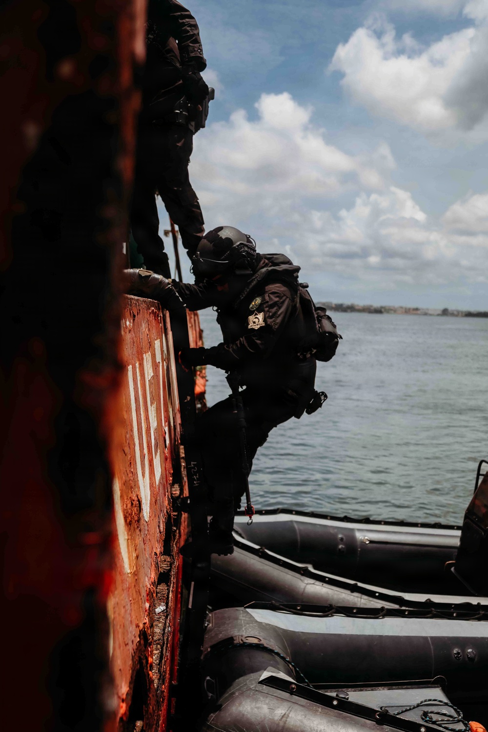 Moroccan special operations forces conduct VBSS training during Flintlock 26