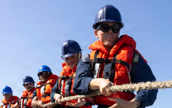 Delbert D. Black Conducts a Replenishment-at-Sea