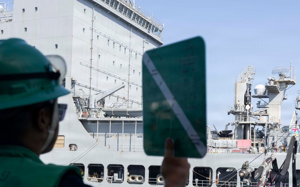 Delbert D. Black Conducts a Replenishment-at-Sea