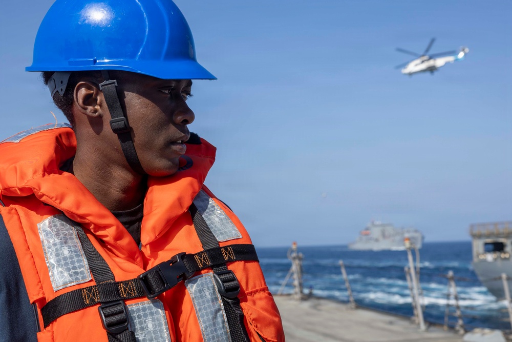 Delbert D. Black Conducts a Replenishment-at-Sea