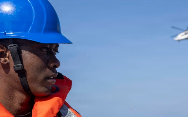 Delbert D. Black Conducts a Replenishment-at-Sea