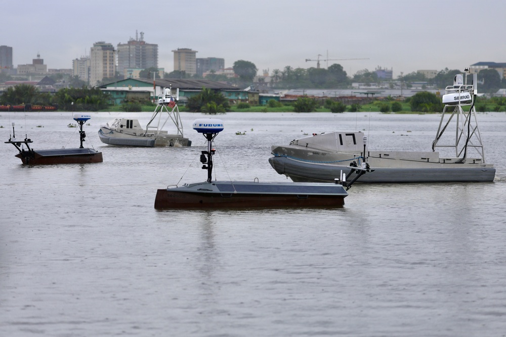 CTF 66 Conducts Autonomous Systems Demonstration During Obangame Express 2026