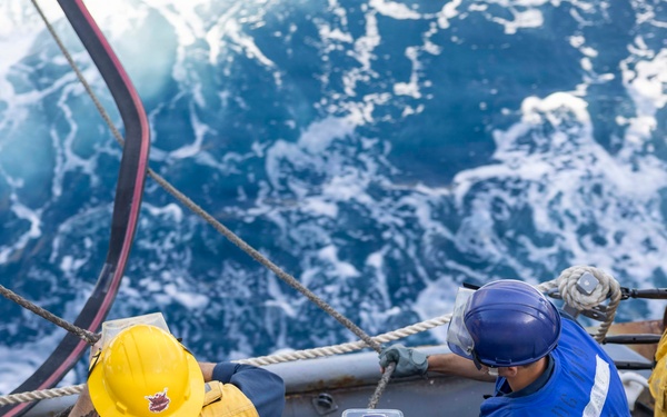 Delbert D. Black Conducts a Replenishment-at-Sea