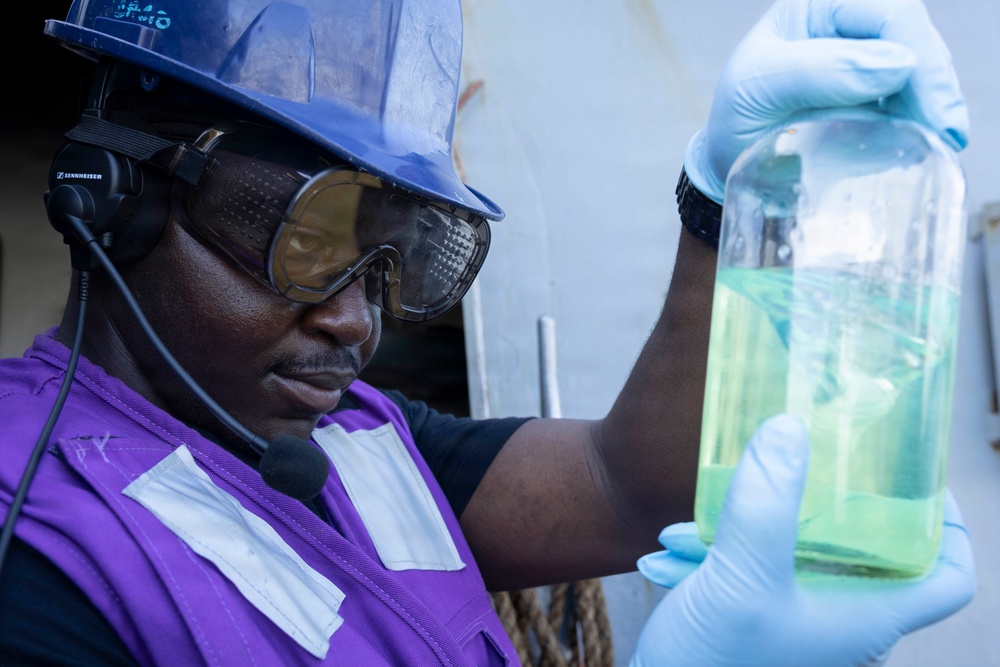 Delbert D. Black Conducts a Replenishment-at-Sea