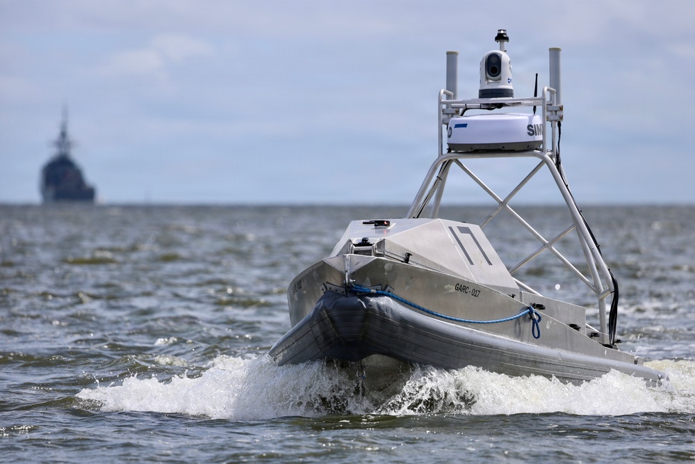 CTF 66 Conducts Autonomous Systems Demonstration During Obangame Express 2026