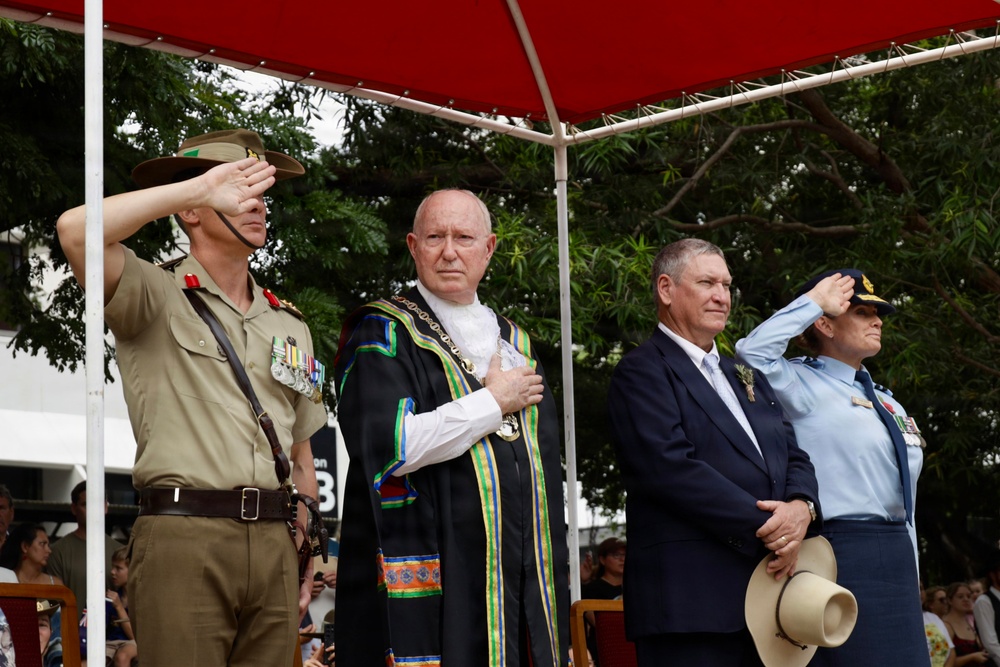U.S. Marines, Sailors commemorate Anzac Day in Darwin