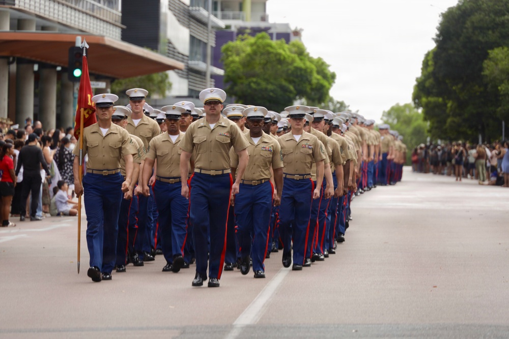 U.S. Marines, Sailors commemorate Anzac Day in Darwin