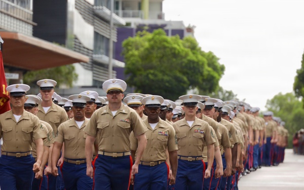 U.S. Marines, Sailors commemorate Anzac Day in Darwin
