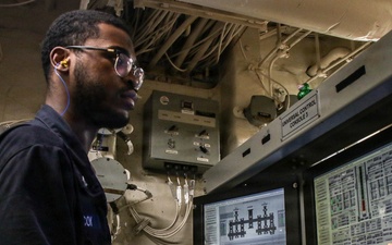 Frank E. Petersen Jr. Conducts Daily Operations