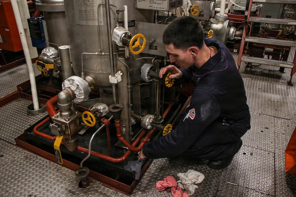 Frank E. Petersen Jr. Conducts Daily Operations