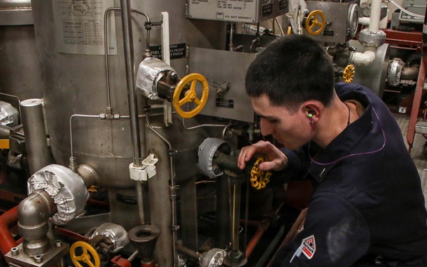 Frank E. Petersen Jr. Conducts Daily Operations