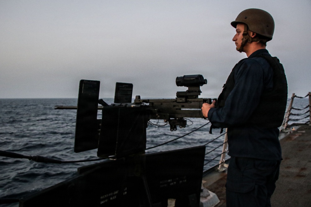 Frank E. Petersen Jr. Sailors Stand Watch