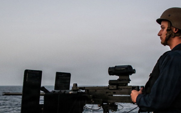 Frank E. Petersen Jr. Sailors Stand Watch