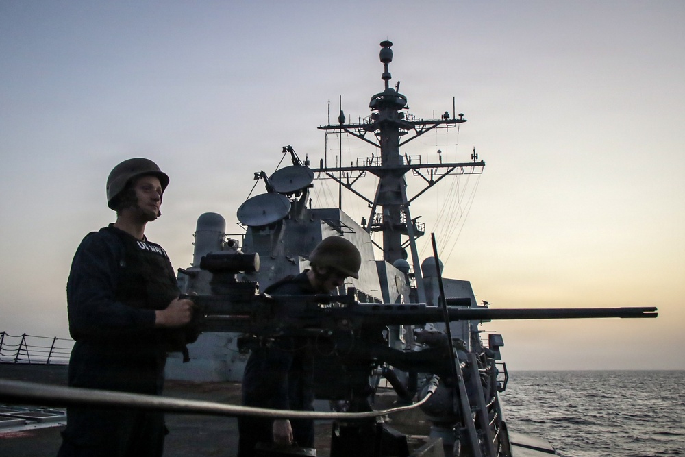 Frank E. Petersen Jr. Sailors Stand Watch