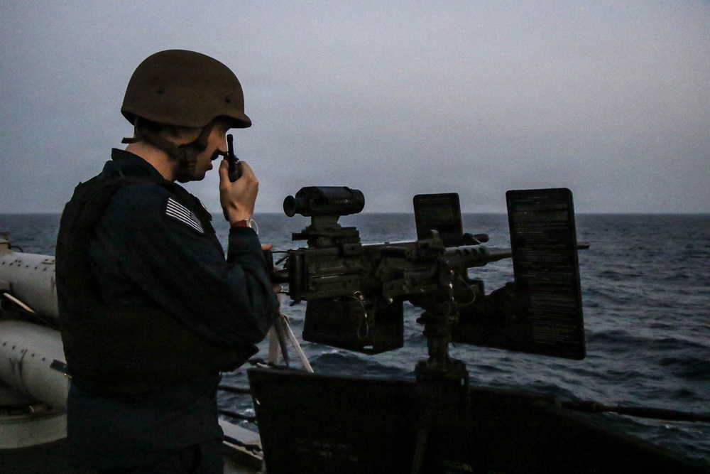 Frank E. Petersen Jr. Sailors Stand Watch